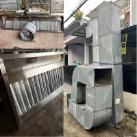 hood stainless bekas untuk dapur restoran