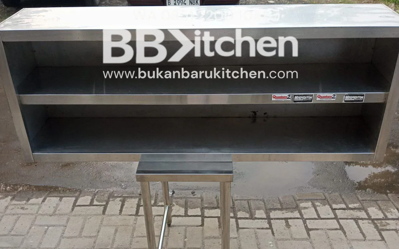 Rak Gantung Stainless 150x35x55 cm foto 4