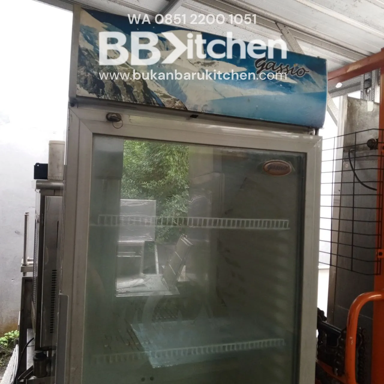 Showcase 1 Pintu Normal Dingin Kapasitas 388 Liter