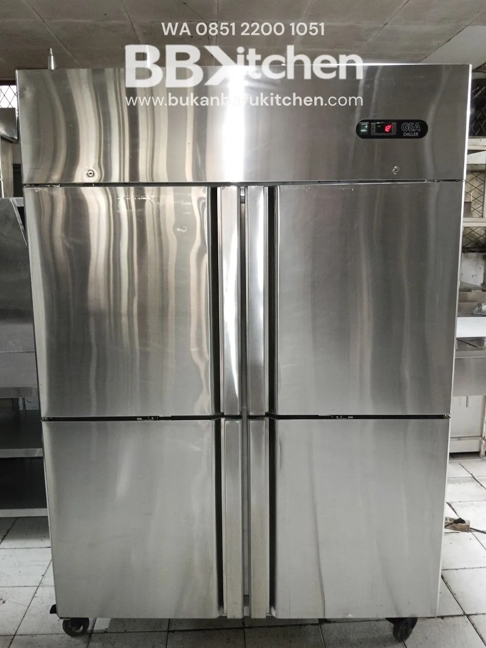 Chiller 4 Pintu GEA Kapasitas 1000L