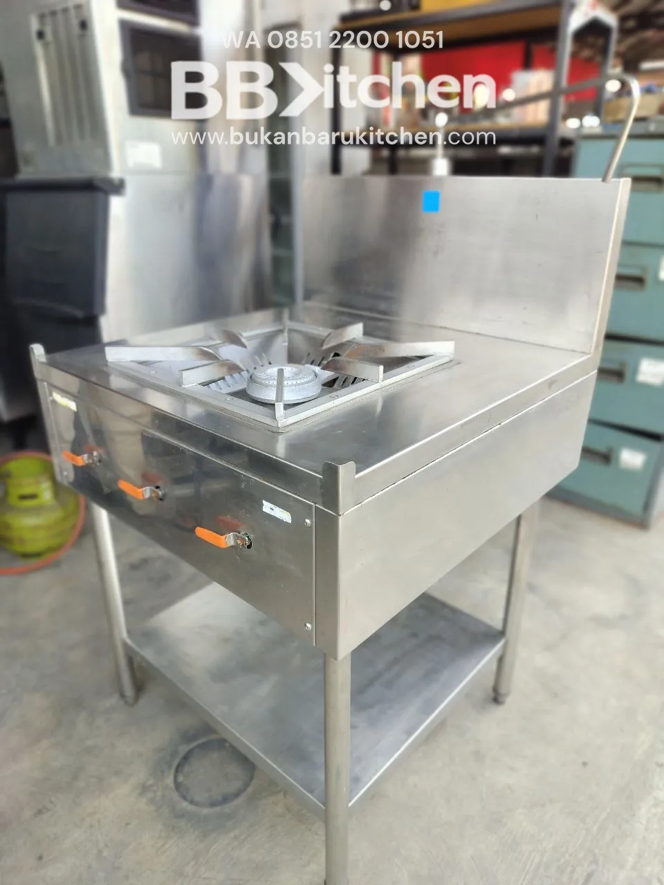 Kompor 1 Tungku High Pressure P75 L75 T85 - Tanpa Tatakan Bawah foto 4