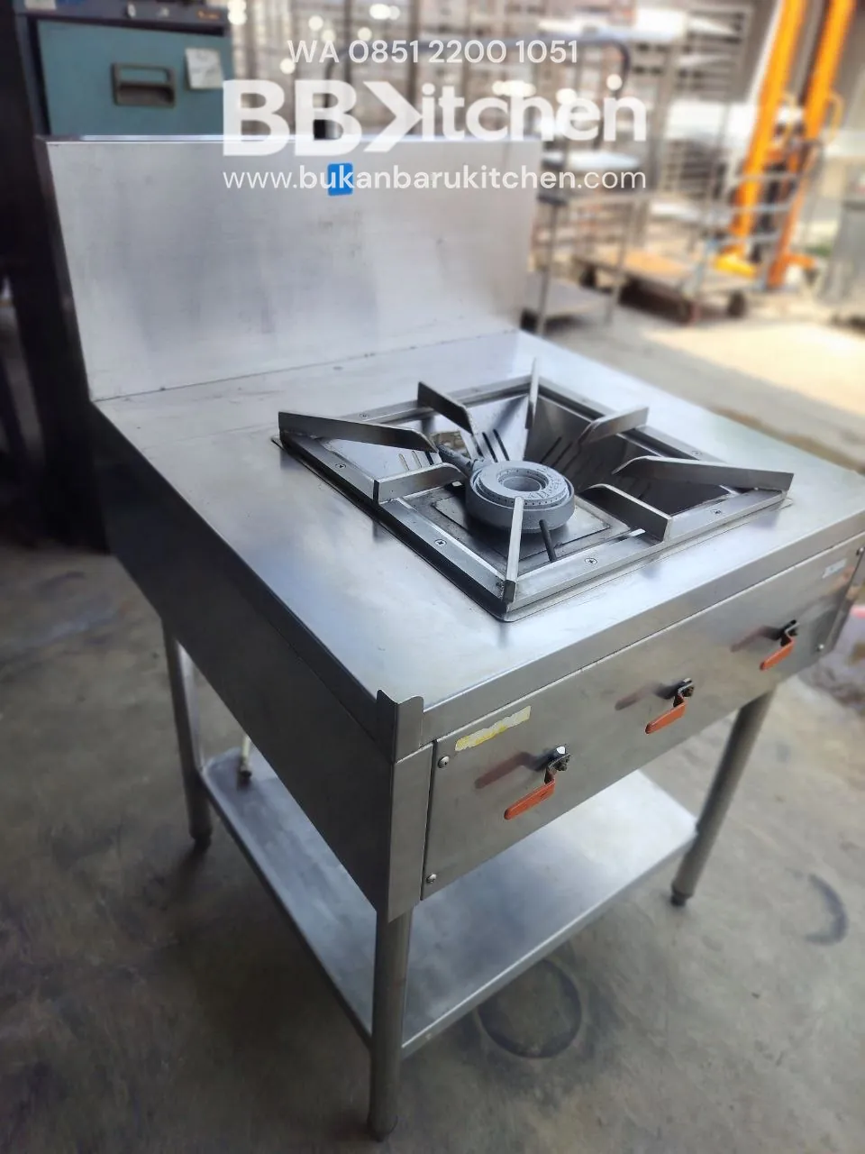 Kompor 1 Tungku High Pressure P75 L75 T85 - Tanpa Tatakan Bawah foto 5