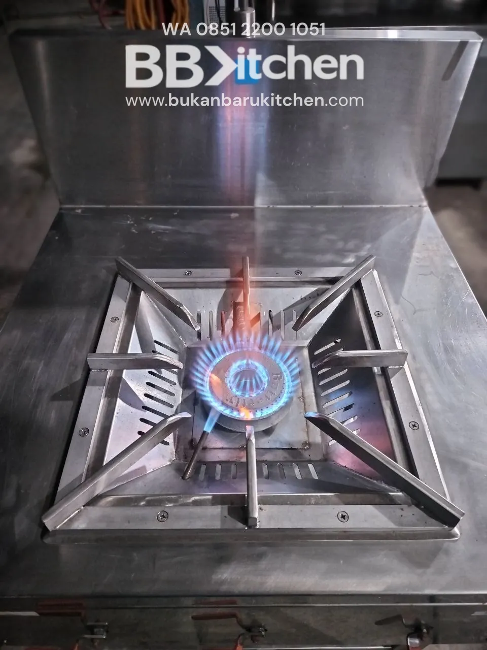 Kompor 1 Tungku High Pressure P75 L75 T85 - Tanpa Tatakan Bawah foto 8