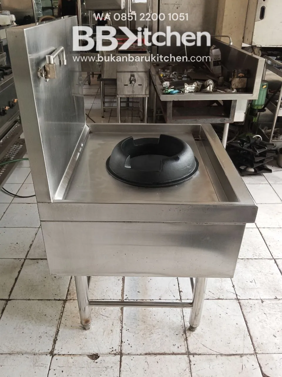 Kompor Kwalirange 1 Tungku High Pressure Ukuran 80x75x75 foto 2