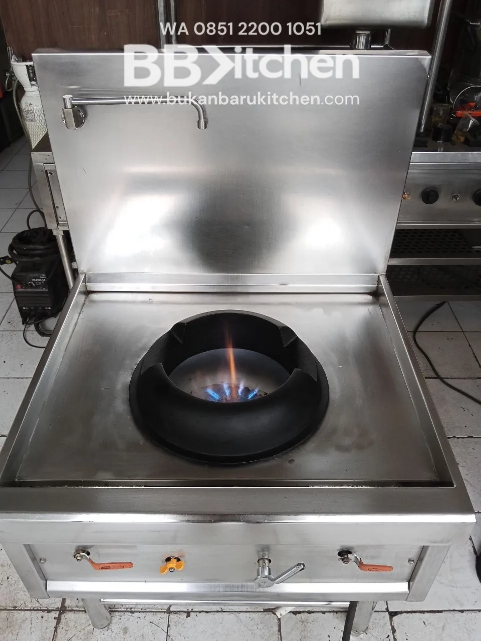 Kompor Kwalirange 1 Tungku High Pressure Ukuran 80x75x75 foto 5