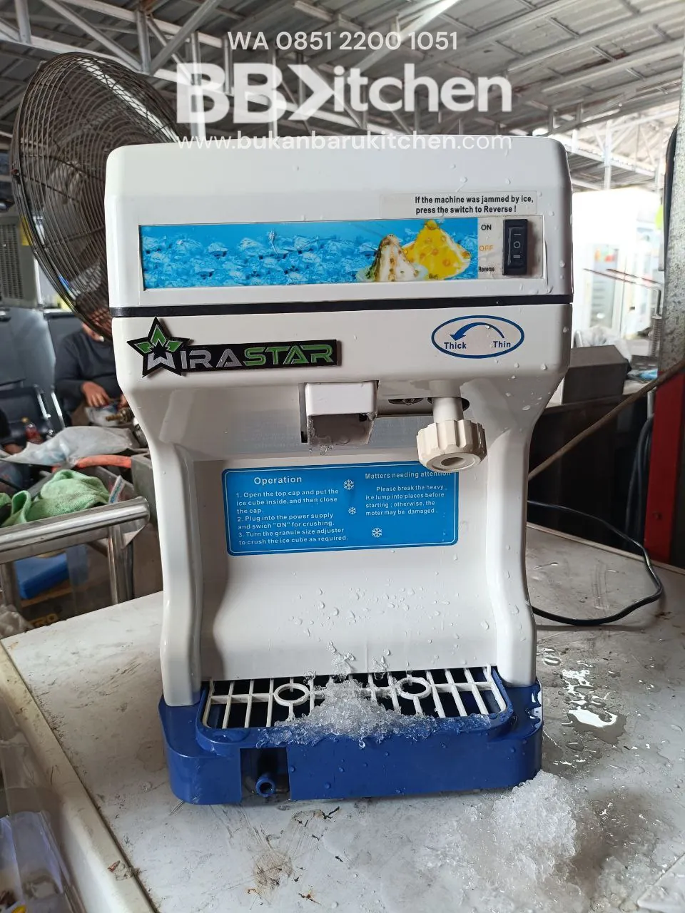 Mesin Ice Crusher Model ICH A168