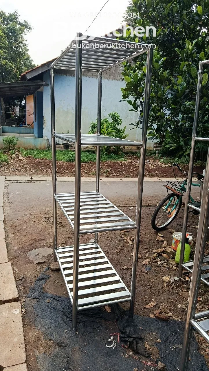 Rak Tirisan Grill Stainless Steel Ukuran 100x50x200 foto 6