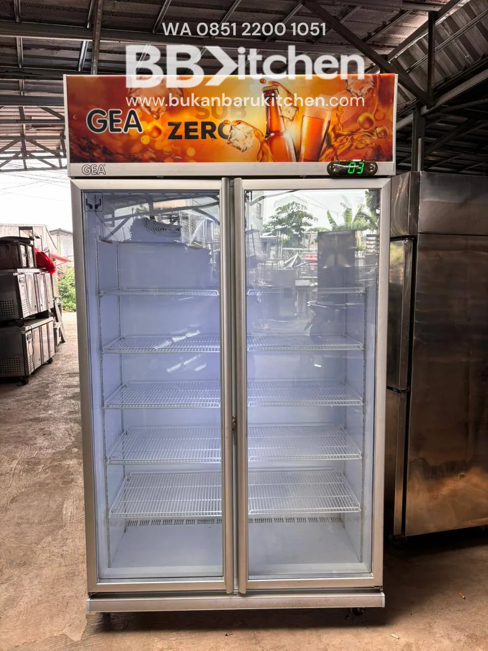 Showcase 2 Pintu GEA EXPO 1050 BC - Cool Beverage Chiller