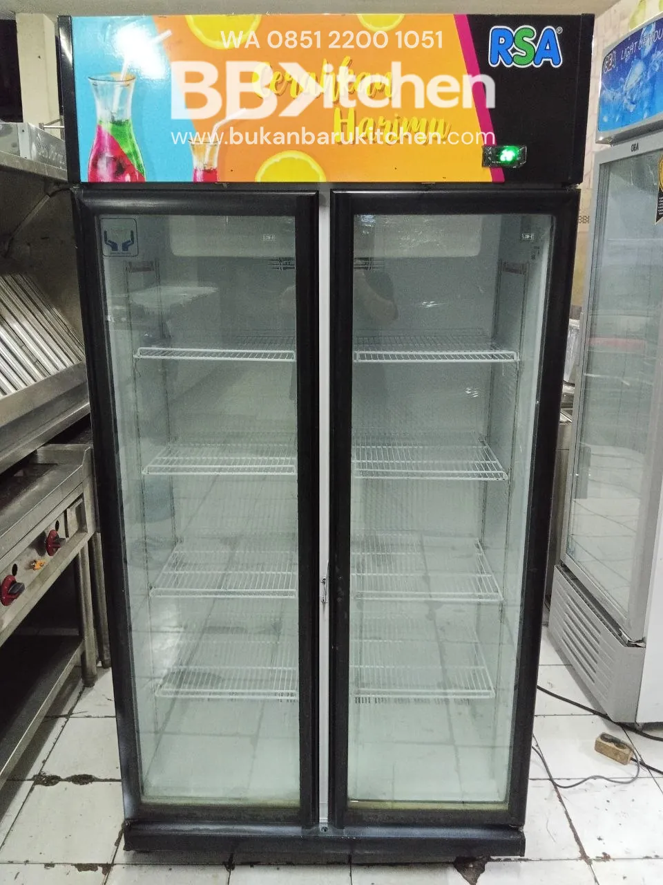 Showcase 2 Pintu RSA Kapasitas 575L