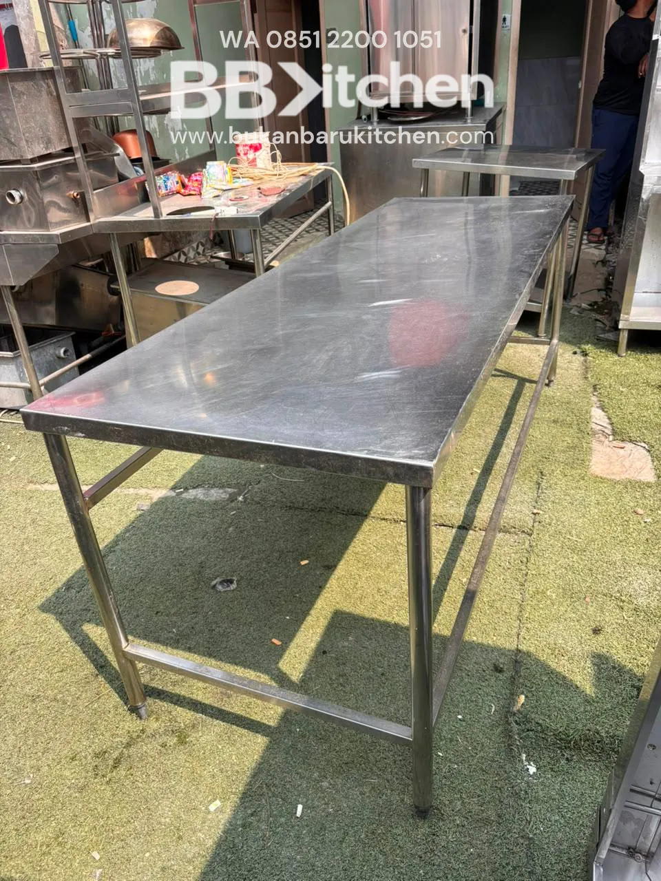 Meja Prepare 1 Susun Ukuran 220x75x85
