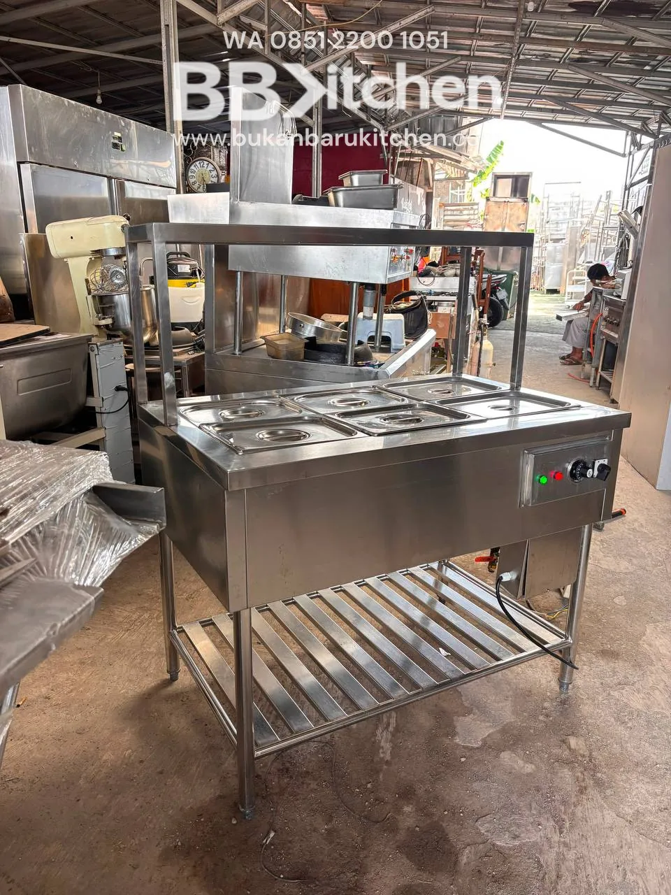 Bain Marie 110x70x85 Food Pan 6 BBKitchen foto 2