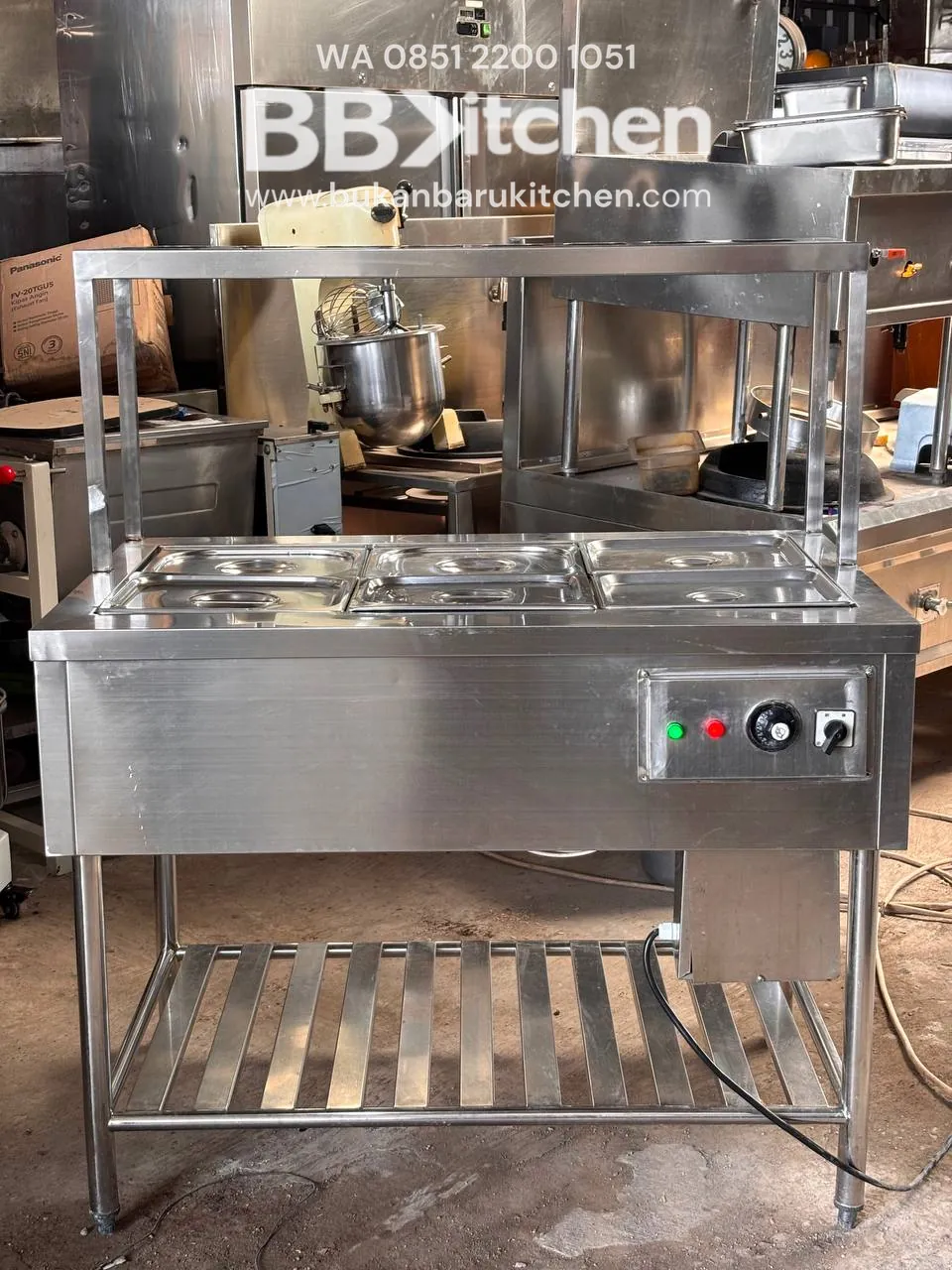 Bain Marie 110x70x85 Food Pan 6 BBKitchen foto 4