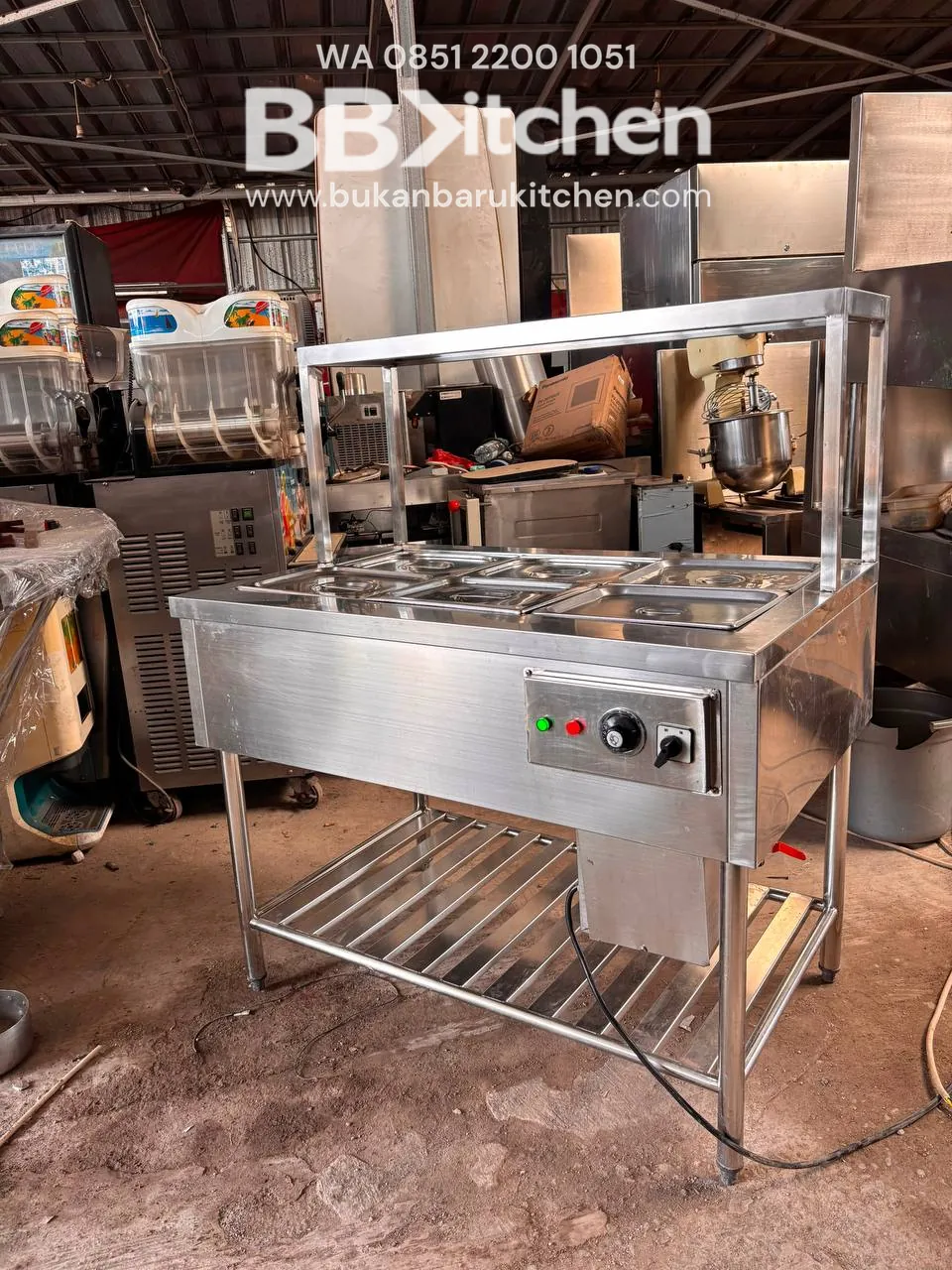 Bain Marie 110x70x85 Food Pan 6 BBKitchen foto 5