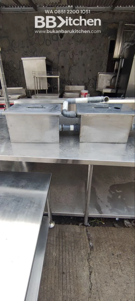 Greasetrap Ukuran 44x34x25 untuk Dapur Komersial