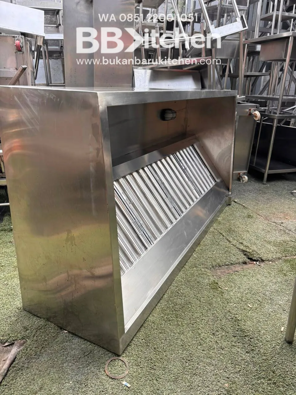Hood Dapur Ukuran 230x110x60 - Bekas
