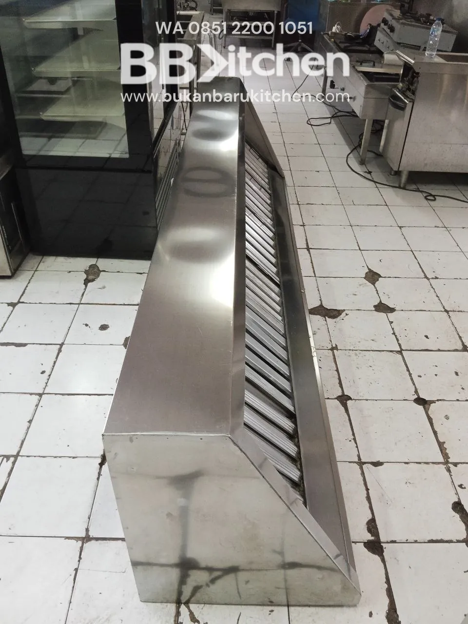 Hood + Filter 300x60x70 untuk Dapur Komersial foto 3