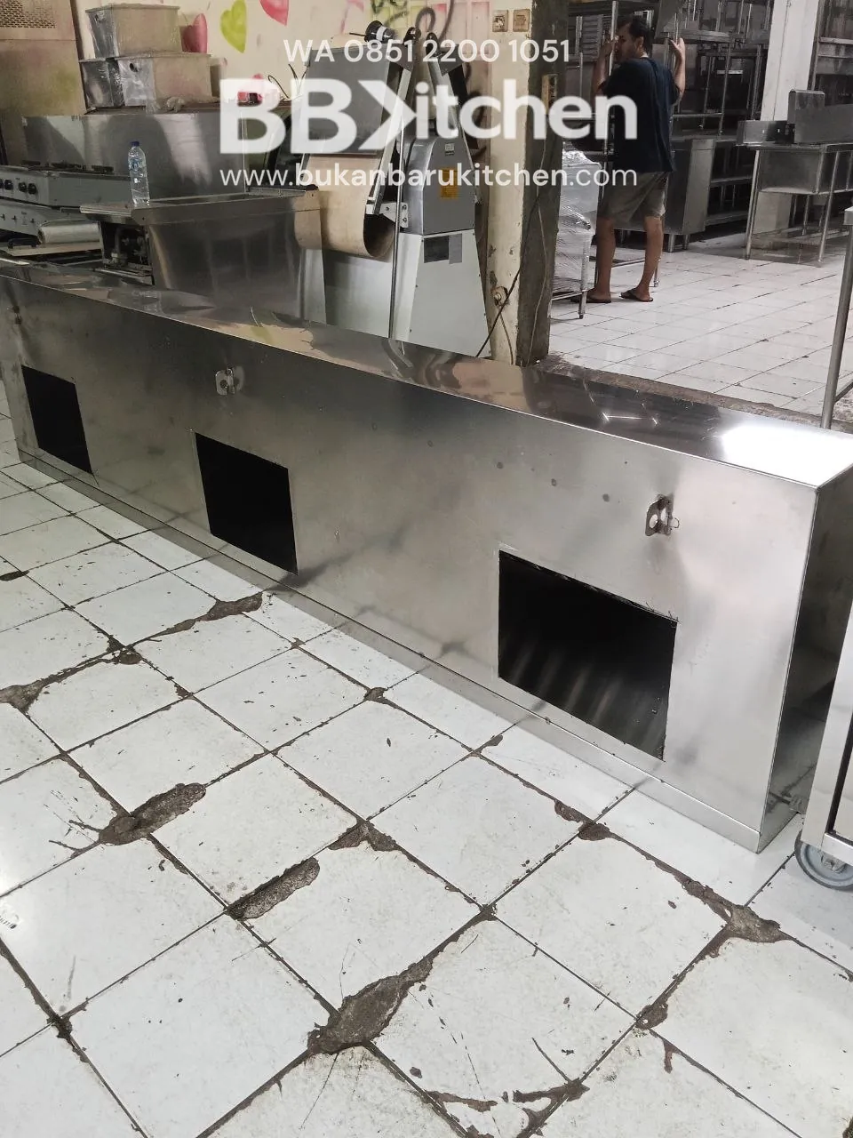 Hood + Filter 300x60x70 untuk Dapur Komersial foto 4