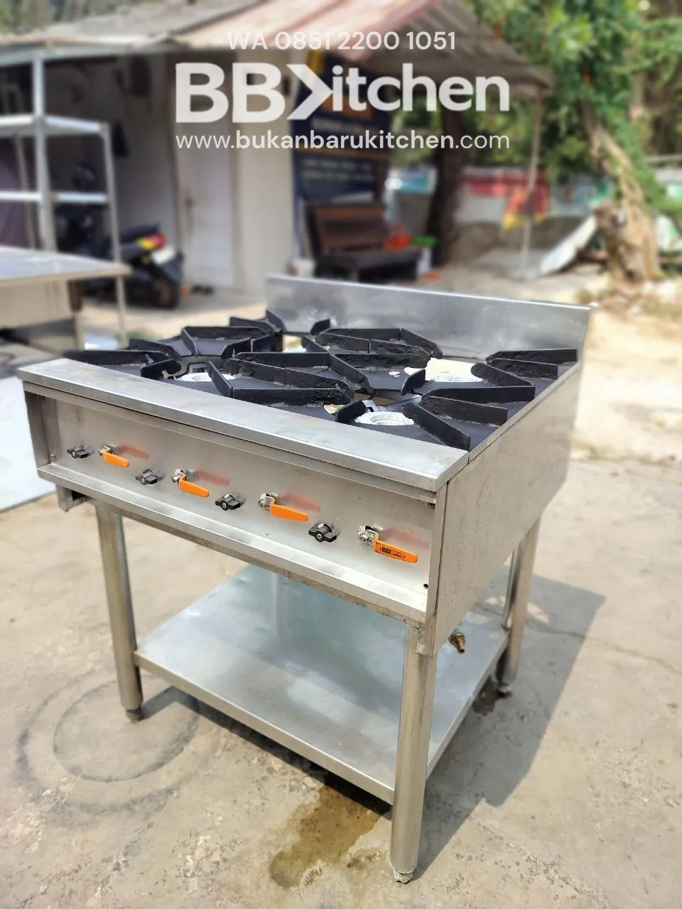 Kompor 4 Tungku High Pressure Ukuran P80 L75 T85 - Bekas foto 4
