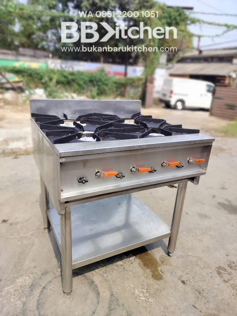 Kompor 4 Tungku High Pressure Ukuran P80 L75 T85 - Bekas foto 8