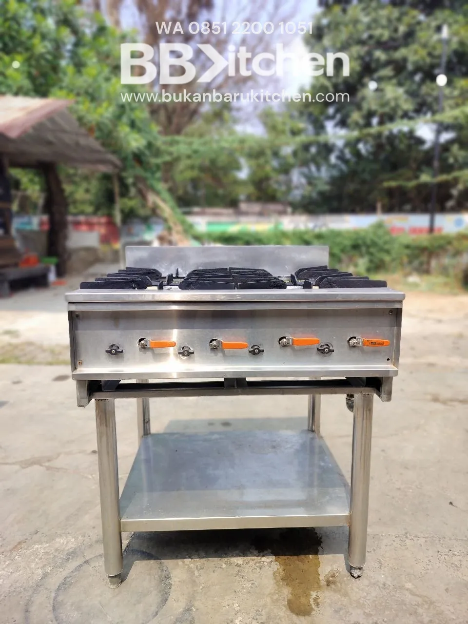 Kompor 4 Tungku High Pressure Ukuran P80 L75 T85 - Bekas