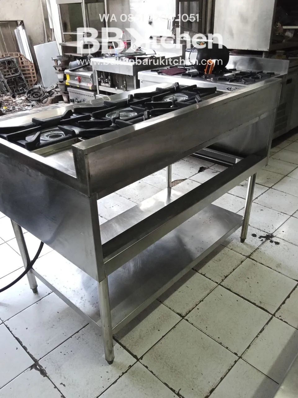 Kompor Stove 5 Burner Haigh Pressure UK 120x75x85 foto 5