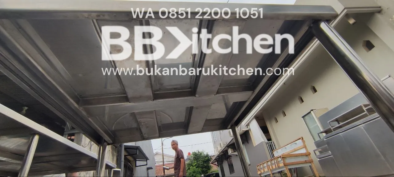 Meja Oven Stainless Steel Ukuran 80x80x70 foto 4