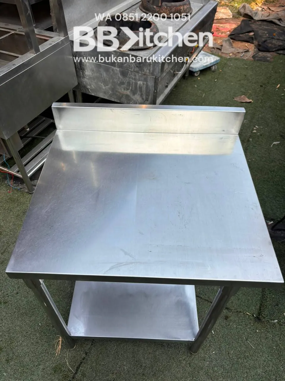 Meja Prepare 2 Susun Backsplash Ukuran 68x60x85 foto 4