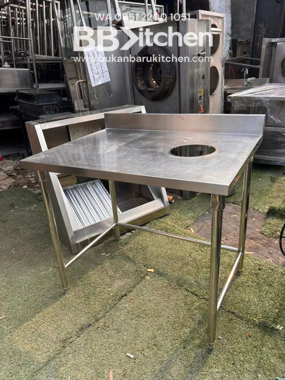 Meja Prepare Sampah Ukuran 100x75x85