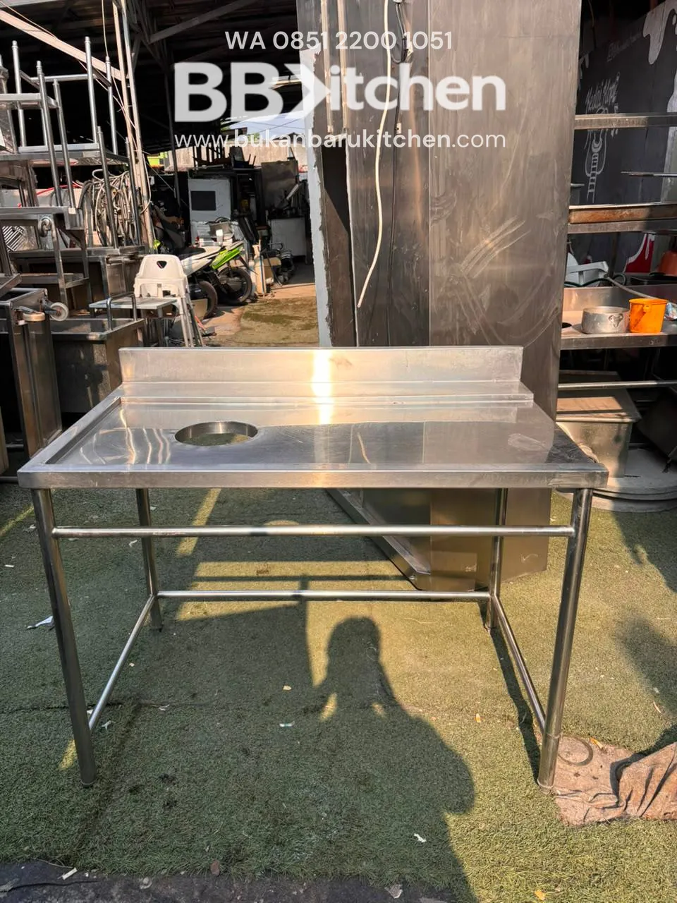Meja Prepare Sampah Ukuran 120x75x85 foto 2