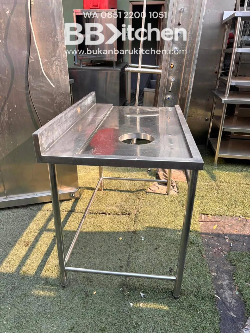 Meja Prepare Sampah Ukuran 120x75x85 foto 4