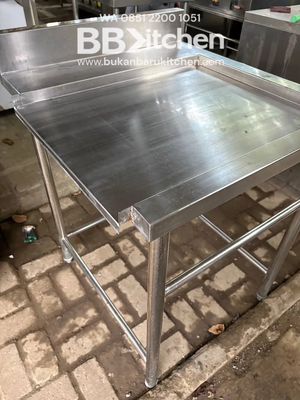 Meja Rak Dishwasher Stainless Steel Ukuran 70x75x85 foto 2
