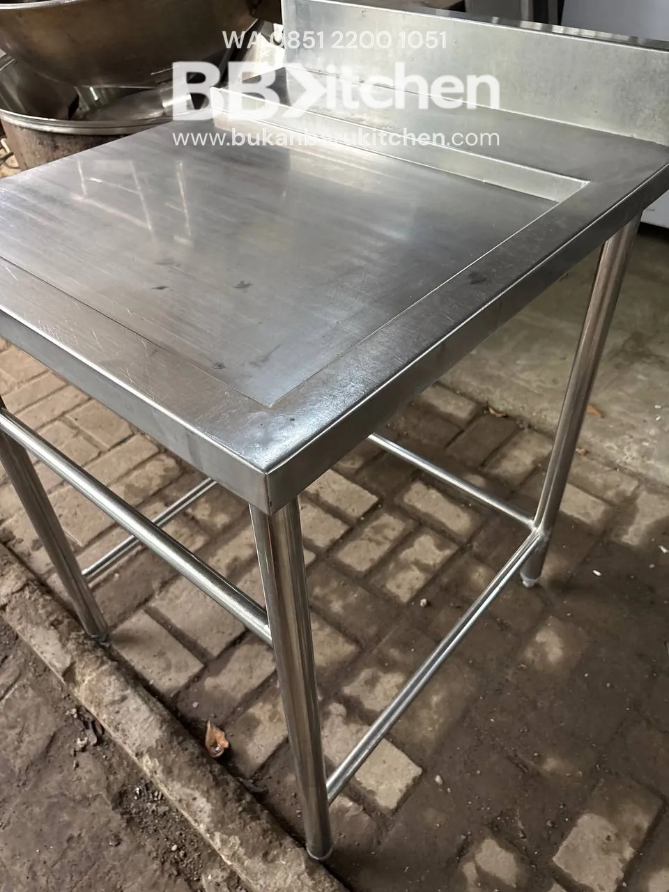 Meja Rak Dishwasher Stainless Steel Ukuran 70x75x85 foto 3