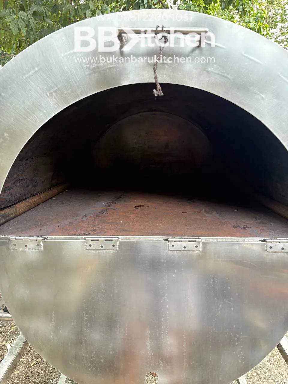 Oven Gas Pizza Low Pressure Ukuran 80x100x136 foto 2