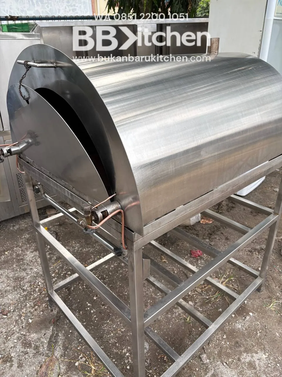 Oven Gas Pizza Low Pressure Ukuran 80x100x136 foto 4