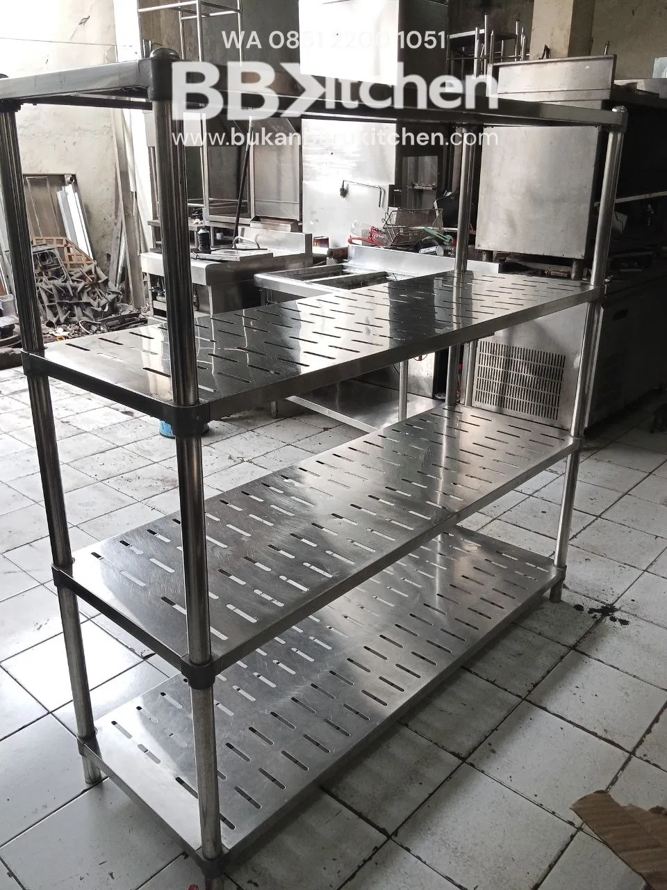 Rak 4 Susun Knock Down Ukuran 150x50x155 foto 4