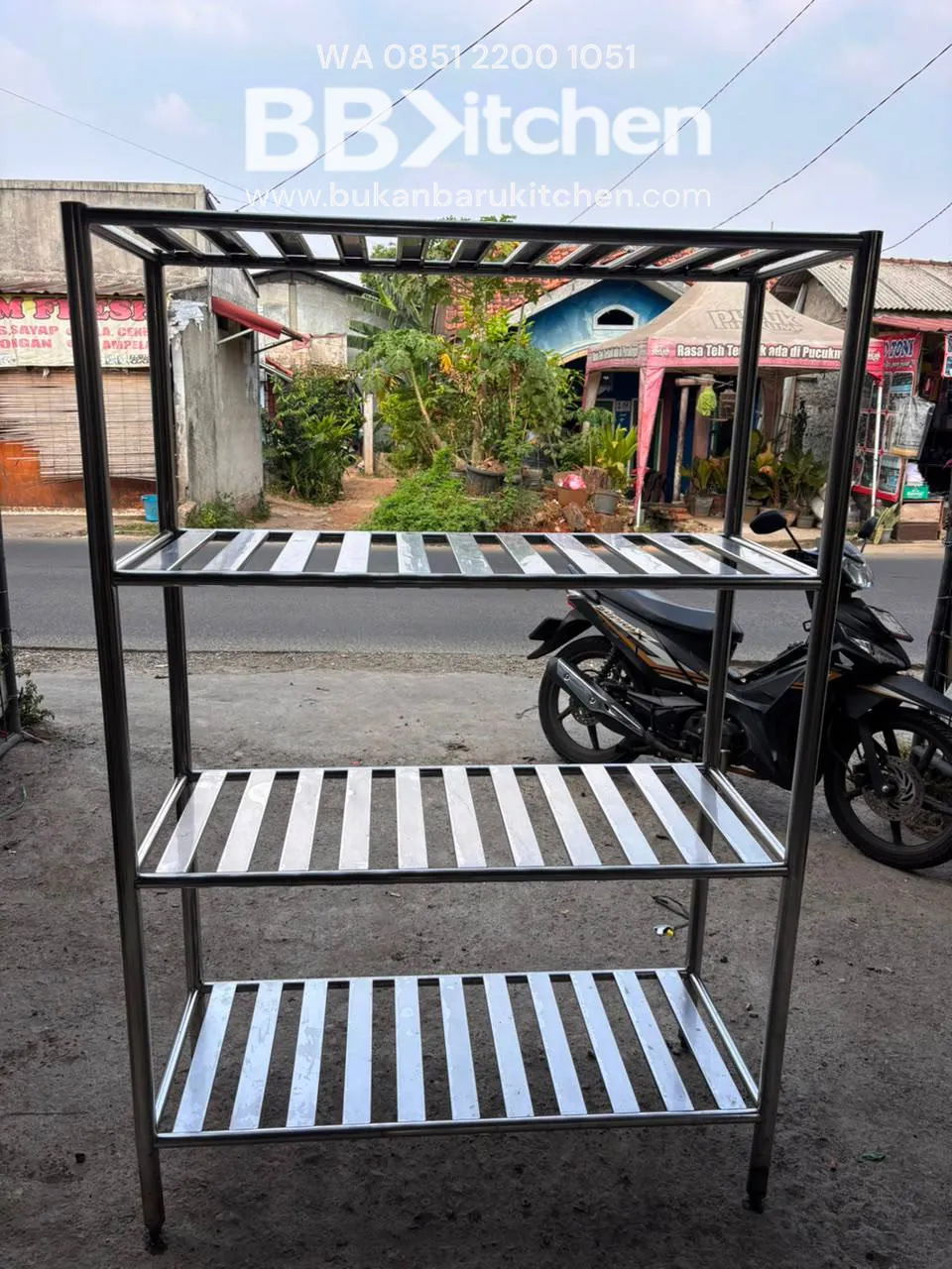 Rak Peniris / Rak Grill Ukuran 120x50x180