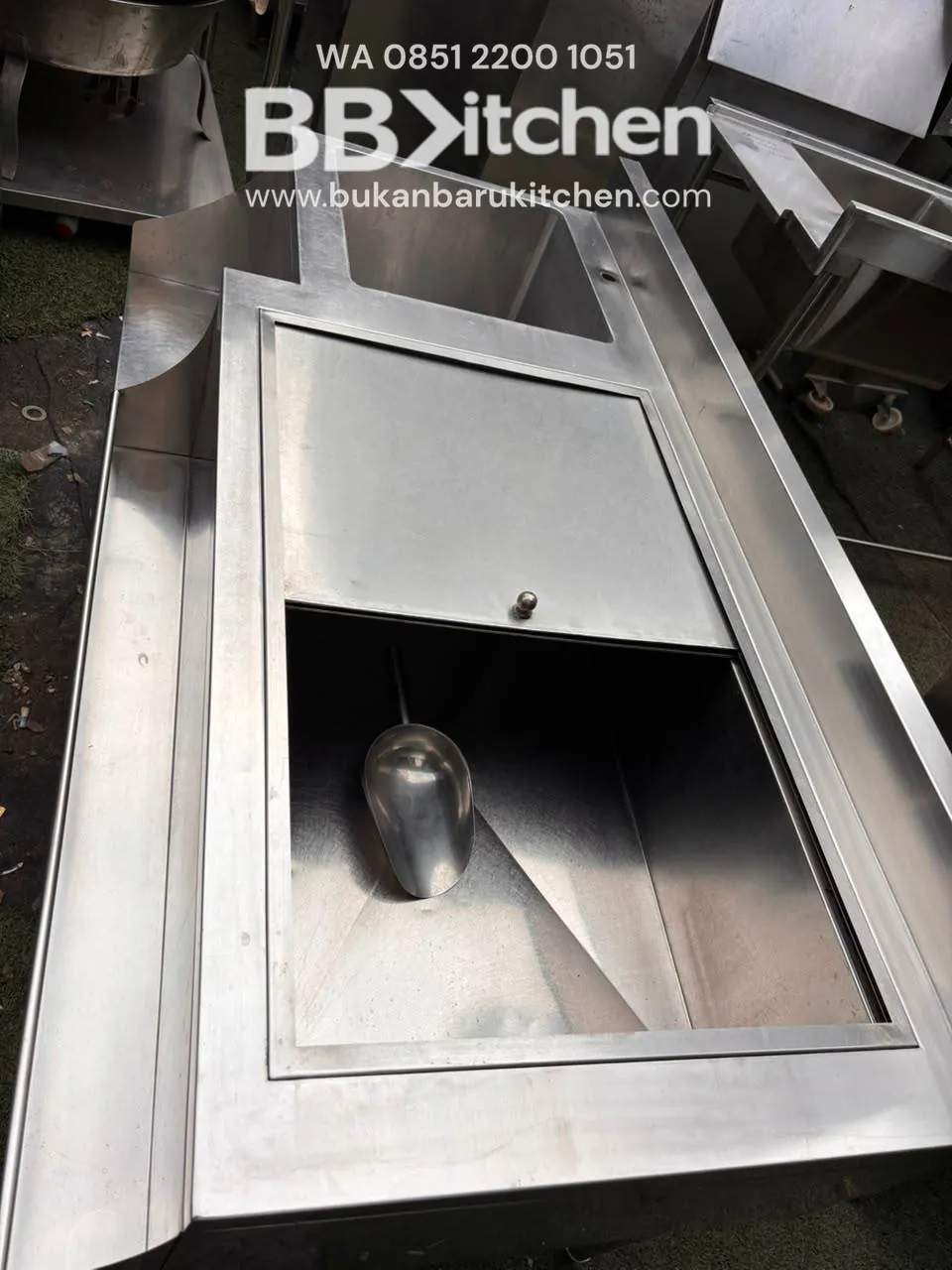 Sink Ice Bin Station 150x80x85 cm foto 4