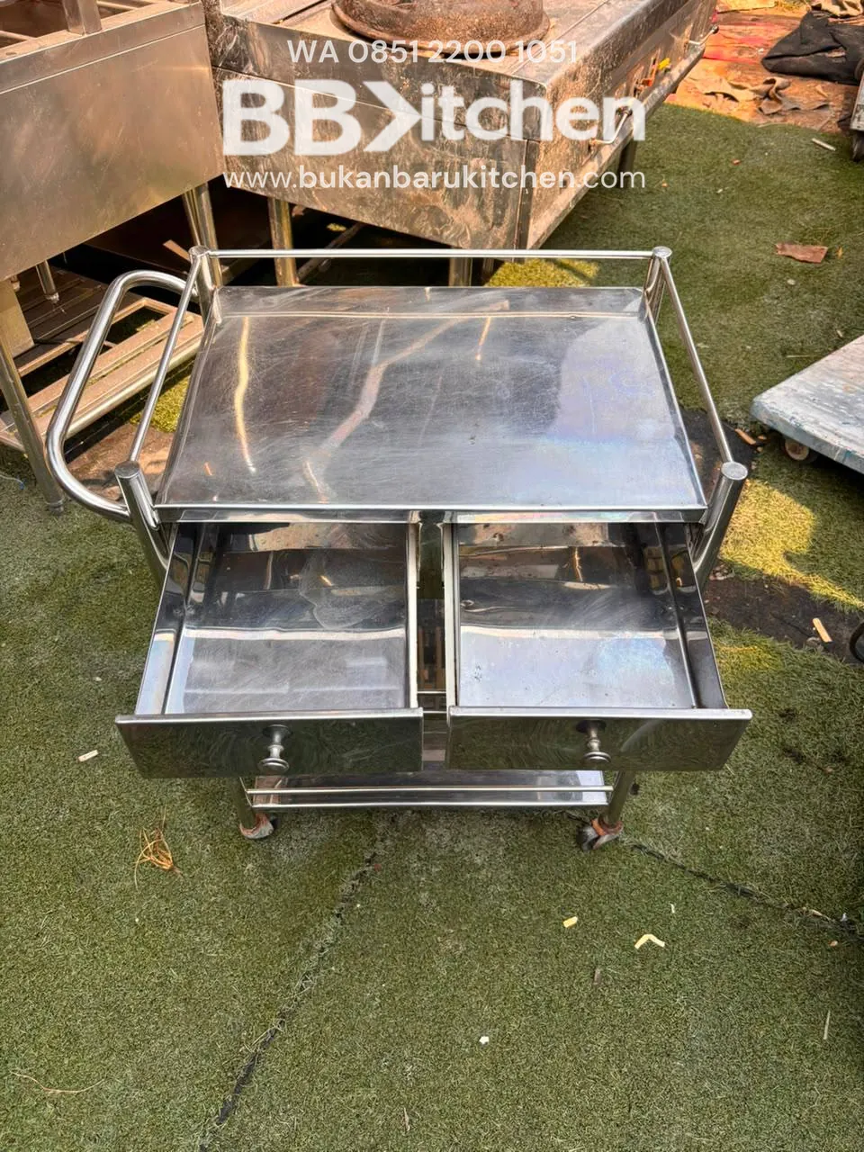 Troli Instrumen Laci Ukuran 60x42x80 foto 4