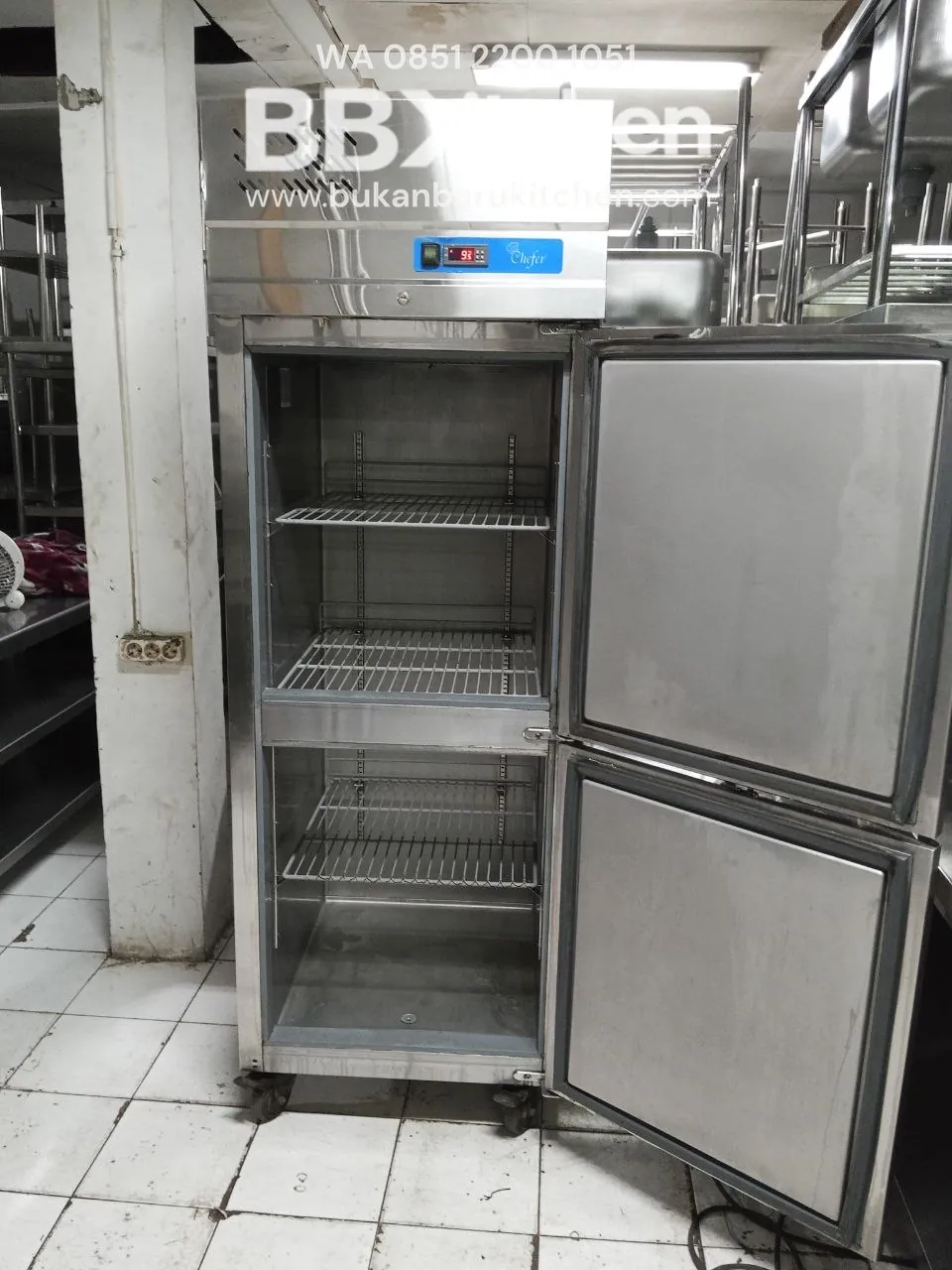 Upright Chiller 2 Pintu Chefer 500L foto 2